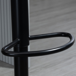 Portland Brown Faux Leather Height Adjustable Swivel Bar Stool Set of 2 - Wilko - thumbnail 5