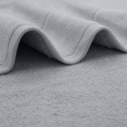Velosso Velour Plush Cotton Silver Hand Towel 2 Pack - Grey - Wilko - thumbnail 5