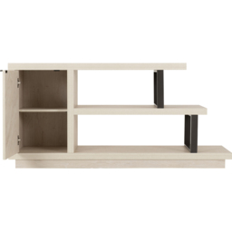 Seconique Turin Single Door Light Oak TV Stand - Size: 71.5 x 151 x 39.5cm - Wilko - thumbnail 4