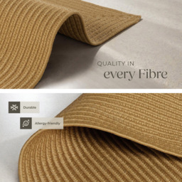 tectake Raya Rug 230 x 160 x 0.5cm - Size: 0.5 x 160 x 230cm - Brown - Wilko - thumbnail 6