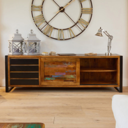 Baumhaus Urban Chic 2 Door 4 Drawer Sideboard - Multi - Wilko - thumbnail 6