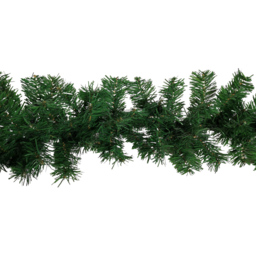 Samuel Alexander Premier Green Plain Christmas Garland 270cm - Size: 9ft - Premier Decorations Ltd - Wilko