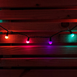 Samuel Alexander 100 Rainbow LED Pearl Berry Multi-Function Green String Light 10m - Size: 4 x 1000 x 4cm - Multi Coloured - Wilko - thumbnail 4