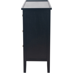 Pacific Lifestyle Chelmsford 4 Drawer Satin Black Pine Wood Chest of Drawers - Wilko - thumbnail 5