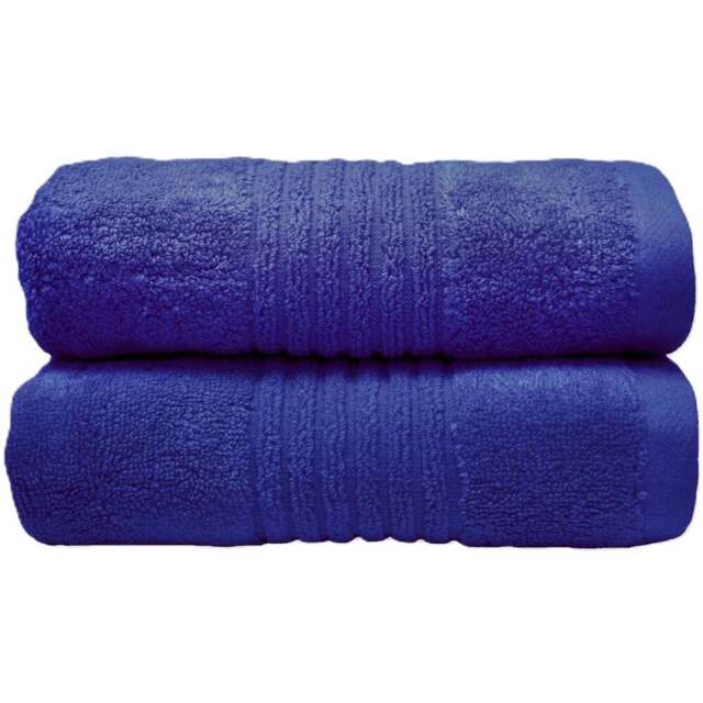 Misona Ultra Soft Bamboo Blue Hand Towel 2 Pack - Size: 50 x 90cm - Wilko - image 1