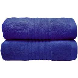 Misona Ultra Soft Bamboo Blue Hand Towel 2 Pack - Size: 50 x 90cm - Wilko