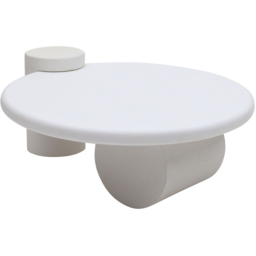 IH Design Udaipur White Abstract Coffee Table - Size: 40 x 105 x 90cm - Wilko - thumbnail 4