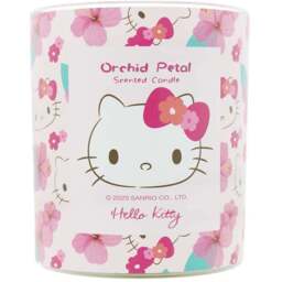 Hello Kitty Original Collection Orchid Petal Candle 206g - Size: 9.5 x 6.7 x 7.9cm - Multi - Wilko - thumbnail 1