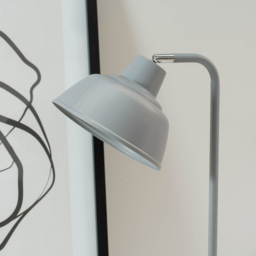 ValueLights Morris Stone Grey Retro Dome LED Table Lamp - Size: 55 x 18 x 30cm - Wilko - thumbnail 5