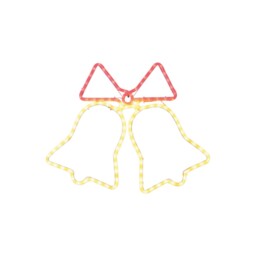Bow Bell LED Rope LightRed and White - Wilko - thumbnail 3