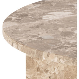 Florence Vega Brown Marble Round Coffee Table - Furniture To Go - Wilko - thumbnail 6