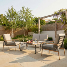 Bronte Sofa Set Beige - Size: 4 Seater - Wilko - thumbnail 4