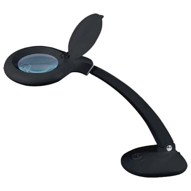 Lifemax Black Magnifying Table Light - Size: 40 x 16 x 18cm - Wilko - image 1