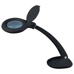 Lifemax Black Magnifying Table Light - Size: 40 x 16 x 18cm - Wilko