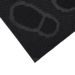 JVL Footprint Rubber Scraper Doormat 40 x 60cm - JVL Homewares - Wilko - thumbnail 4