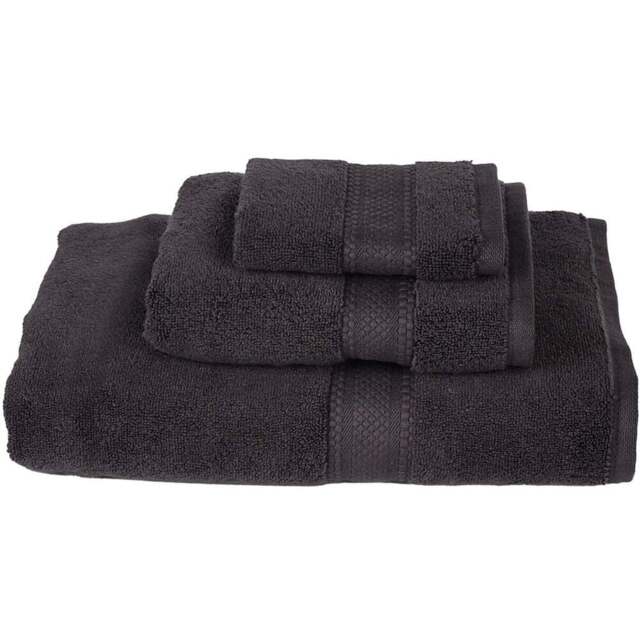 Deluxe Hand Towel - Grey - Wilko - image 1