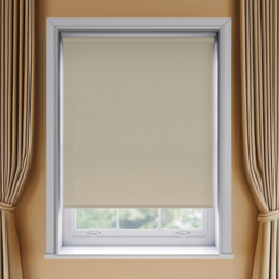 New Edge Blinds Thermal Blackout Roller Blind Taupe 55cm - Size: W 55 x D 170cm - Brown - Wilko - thumbnail 1