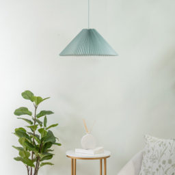 ValueLights Akira Blue Pleated Shade LED Pendant Light - Size: 113 x 53 x 53cm - Wilko - thumbnail 7