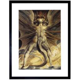 Wee Blue Coo William Blake Red Dragon Woman Clothed Sun 1805 Framed Wall Art Print 30 x 41cm - Size: 43.3 x 33.3 x 1.5cm - Brown - Wilko - thumbnail 1