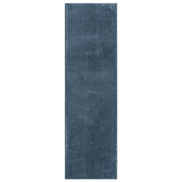 Desire Rugs Comfy Navy Anti Slip Felt Backing Rug 60 x 200cm - Blue - Wilko - image 1
