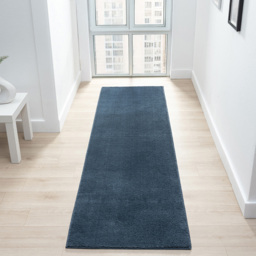 Desire Rugs Comfy Navy Anti Slip Felt Backing Rug 60 x 200cm - Blue - Wilko - thumbnail 3