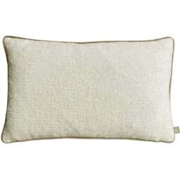 Belgravia Decor Cream Chenille Cushion 50 x 30cm - Size: 30 x 50 x 5cm - Belgravia Décor - Wilko