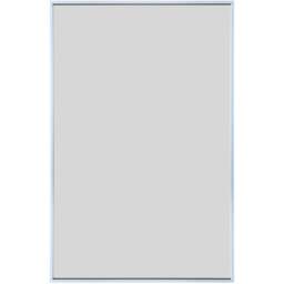 MirrorOutlet The Artus Silver Aluminium Edged Wall Mirror 90 x 60cm - Wilko