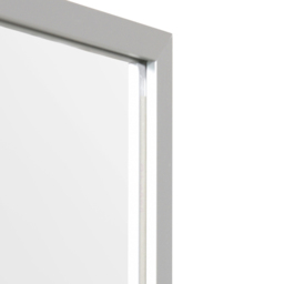 MirrorOutlet The Artus Silver Aluminium Edged Wall Mirror 90 x 60cm - Wilko - thumbnail 6