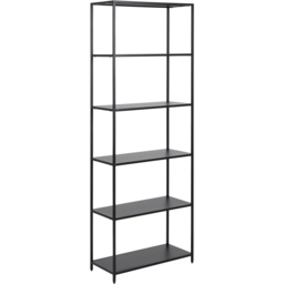Florence Newcastle 5 Shelf Matt Black Tall Bookcase - Furniture To Go - Wilko - thumbnail 3