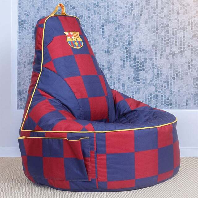 Kaikoo Barcelona Check Print Club Chair - Size: 95  x 85  x 90cm - multi - Wilko - image 1