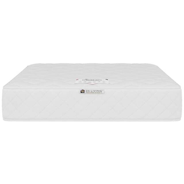 DS Living Glacier Nightfall Super King Size Gel Enhanced Bonnell Spring Mattress - White - Wilko - image 1