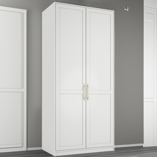Austen 2 Door White Wardrobe - LPD Home - Wilko - image 1