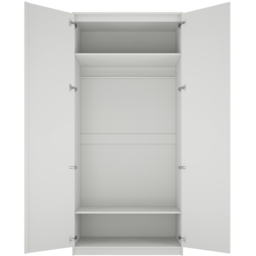Austen 2 Door White Wardrobe - LPD Home - Wilko - thumbnail 5