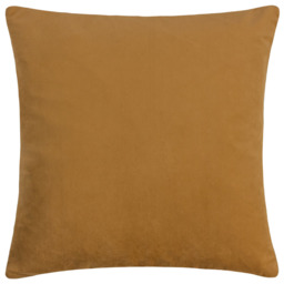 furn. Kalho Pink and Ochre Velvet Jacquard Cushion - Size: 45 x 45 cm - Multi - Wilko - thumbnail 4
