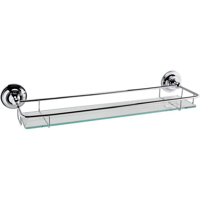 nuie Chrome Gallery Shelf - Size: 0.62 x 4.66 x 1.4cm - Silver - Wilko - image 1