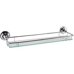 nuie Chrome Gallery Shelf - Size: 0.62 x 4.66 x 1.4cm - Silver - Wilko - thumbnail 1