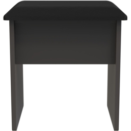 Crowndale Las Vegas Graphite Dressing Table Stool - Grey - Wilko - thumbnail 4