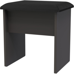 Crowndale Las Vegas Graphite Dressing Table Stool - Grey - Wilko - thumbnail 3