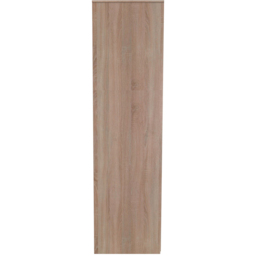 Crowndale Monaco 3 Door White Gloss and Bardolino Oak Tall Mirror Wardrobe Ready Assembled - White Gloss & Bardolino Oak - Wilko - thumbnail 5
