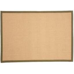 Swinton Green Jute Runner - Size: 60 x 230cm - Wilko