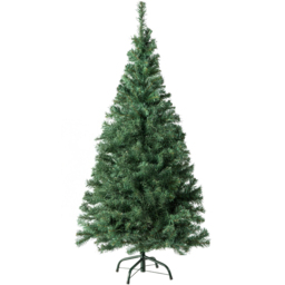 tectake Natural Fir Look Artificial Christmas Tree with Stand 6ft - green - Wilko - thumbnail 1