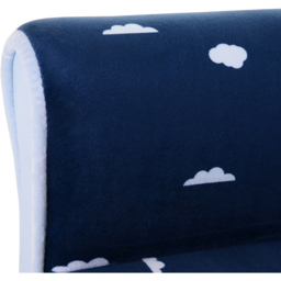 Tommy Toys Multicolour Flannel Kids Armchair - Blue - Wilko - thumbnail 4