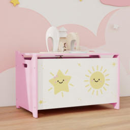 AIYAPLAY Pink Toy Box with Lid - Size: 39 x 37 x 60cm - Wilko - thumbnail 6
