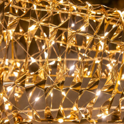 The Christmas Centre 720 Warm White LED Micro Lights Pre-Lit Gold Laser Lit Deer 100cm - Size: 100 x 60 x 22cm - Wilko - thumbnail 3