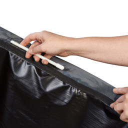Platinum AeroCover Free Arm Parasol Cover 240 x 68cm - Size: 240 x 0.1 x 68cm - Grey - Wilko - thumbnail 4