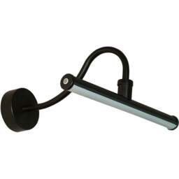 Lighting Collection LED Black Rechargeable Picture Wall Lamp - Size: 18 x 28 x 17cm - Wilko - thumbnail 1