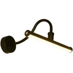 Lighting Collection LED Black Rechargeable Picture Wall Lamp - Size: 18 x 28 x 17cm - Wilko - thumbnail 4