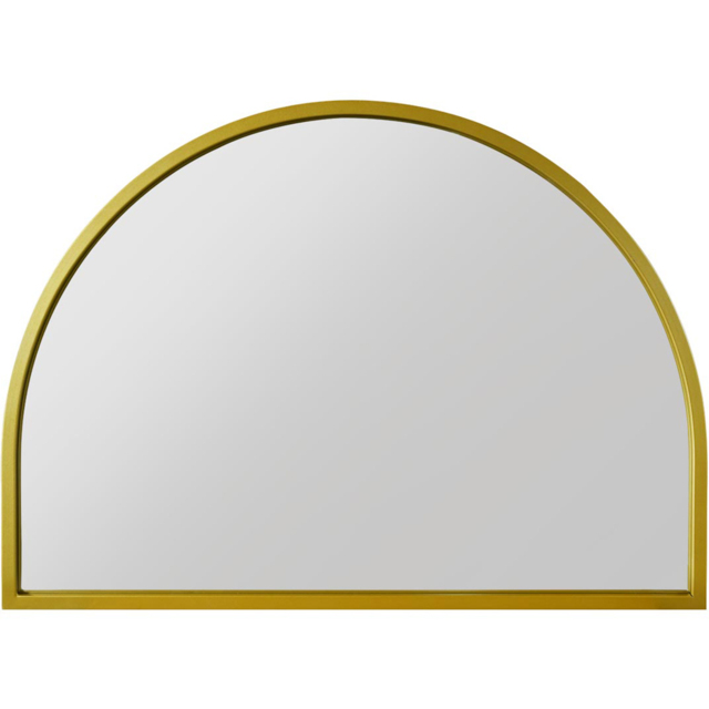 MirrorOutlet The Arcus Gold Framed Arched Garden Wall Mirror 125 x 90cm - Size: 125 x 90 x 3cm - Wilko - image 1