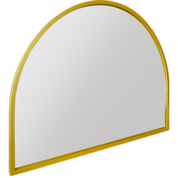 MirrorOutlet The Arcus Gold Framed Arched Garden Wall Mirror 125 x 90cm - Size: 125 x 90 x 3cm - Wilko - thumbnail 4