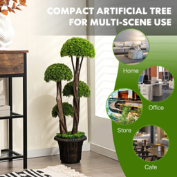 Costway Artificial Cypress Tree In Pot 3ft - Size: 94 x 33 x 31cm - Multi - Wilko - thumbnail 5